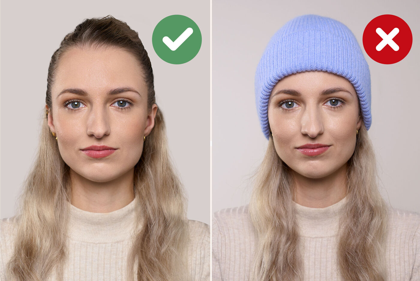 Conseil photo ID sans bonnet