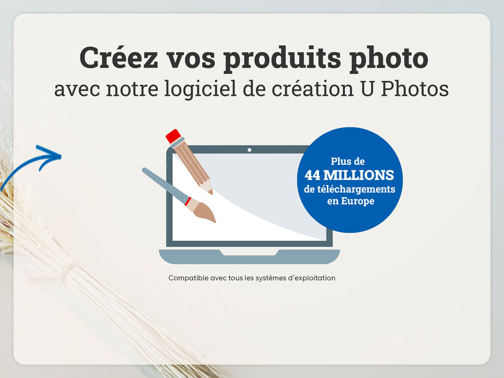 Créez vos cadeaux photo avec notre logiciel de création. Plus de 44 millions de téléchargement en Europe.