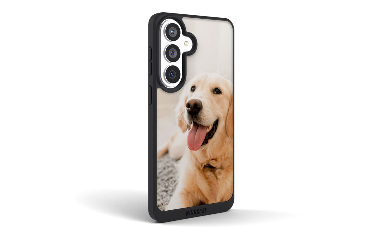 Coque Samsung personnalisée avec un golden retriever