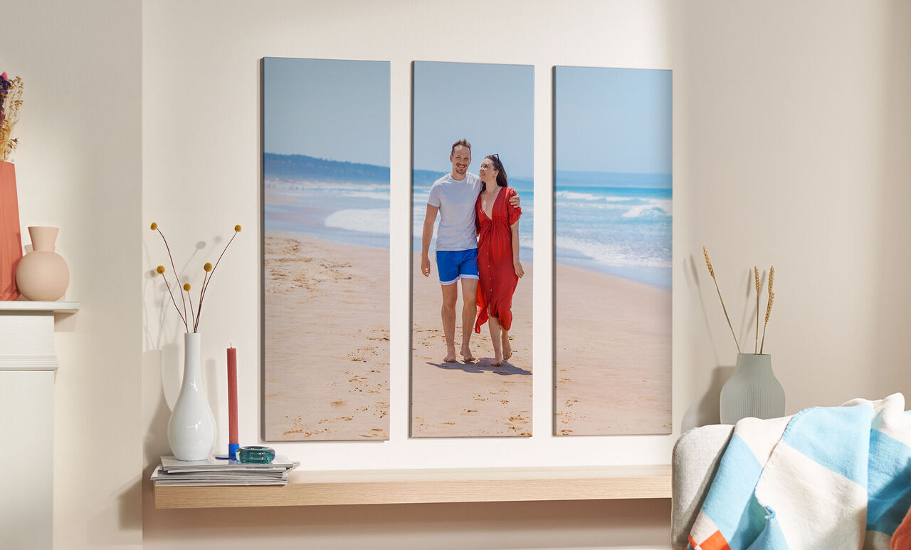 Photo sur toile murale polyptique en 3 parties
