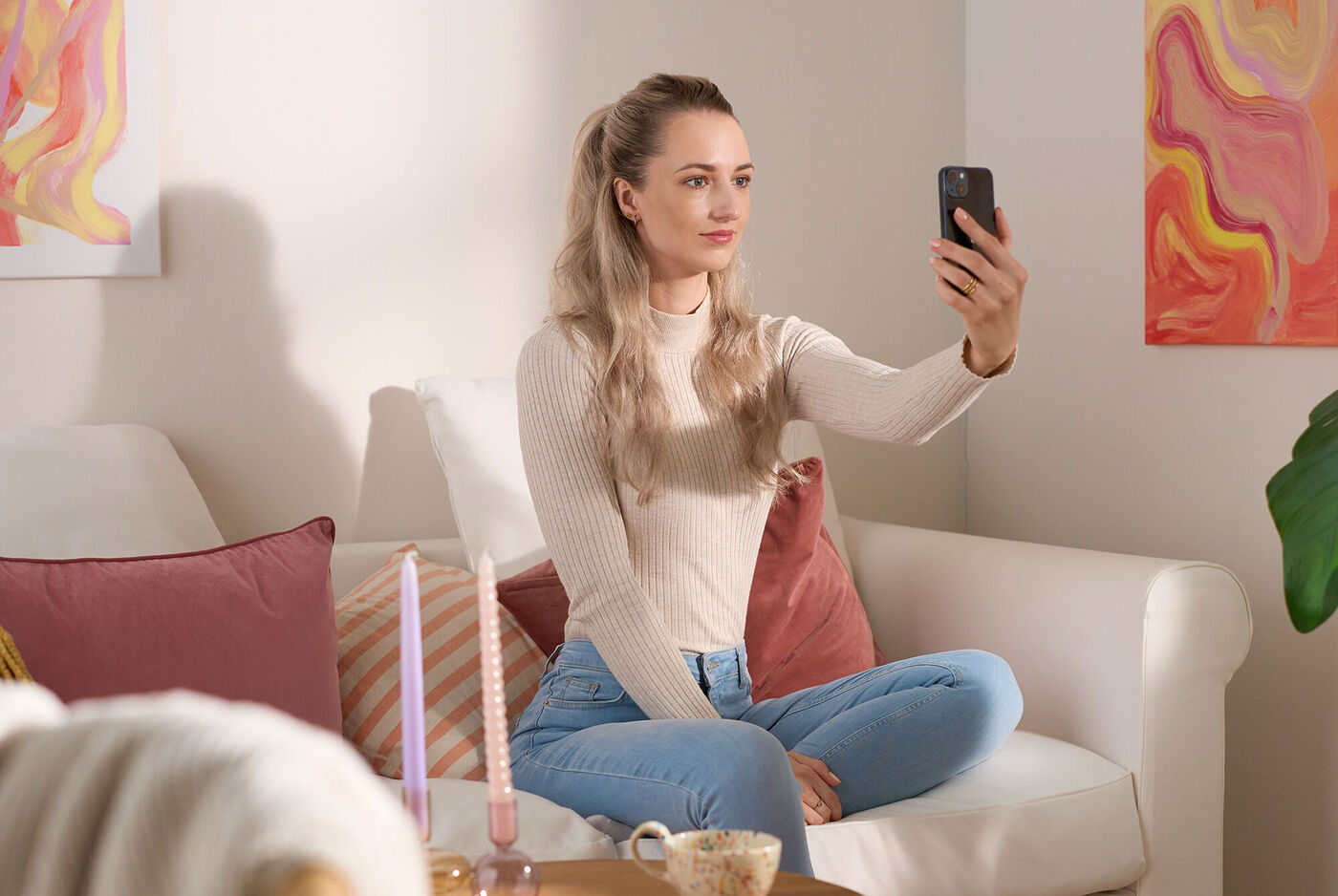 Se prendre en selfie pour une photo d'identité