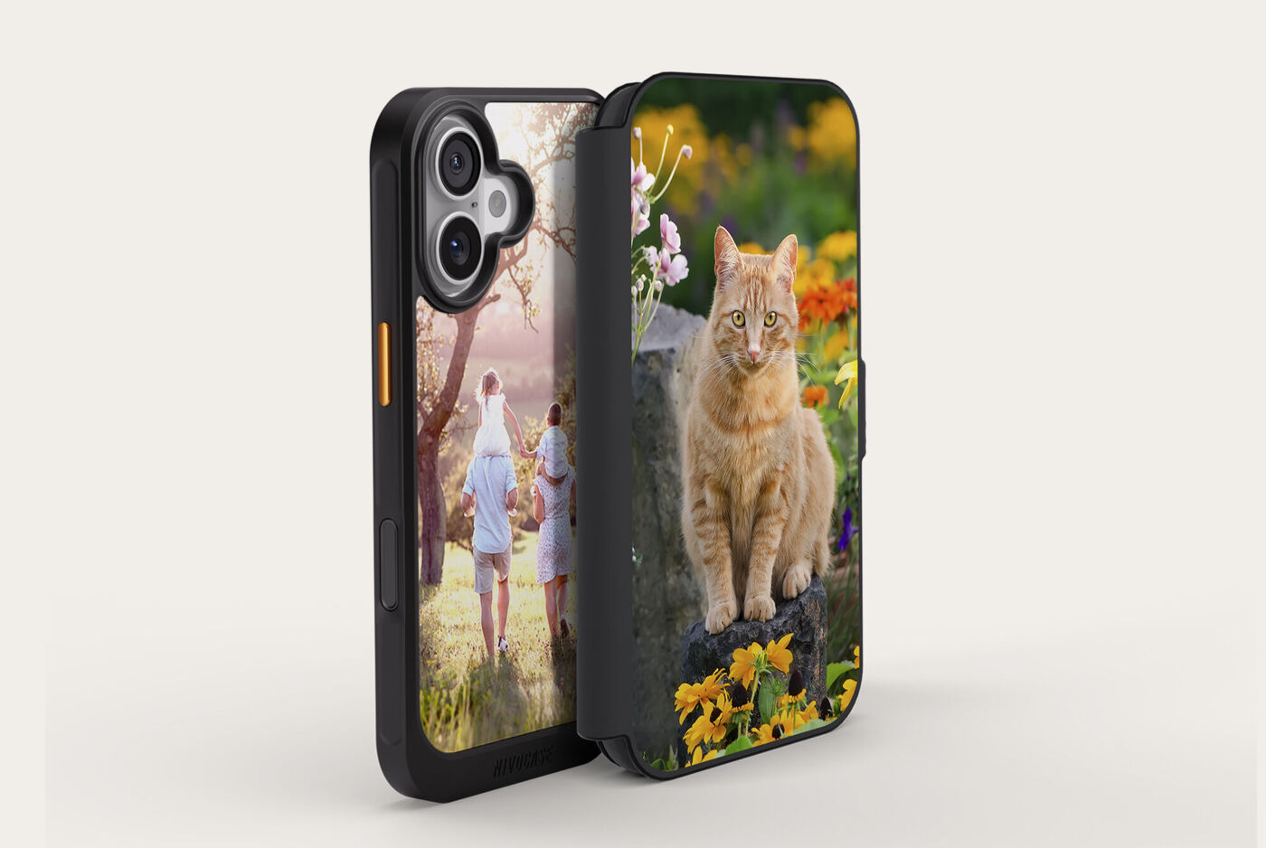 Couple enfant imprimé coque