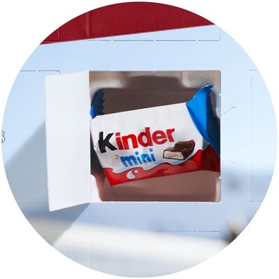 Visuel d'un calendrier de l'Avent avec chocolats